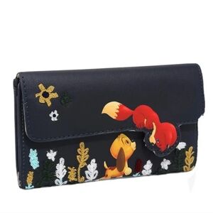 Disney The Fox and the Hound Floral Snap Wallet HER UNIVERSE NEW with tags RARE